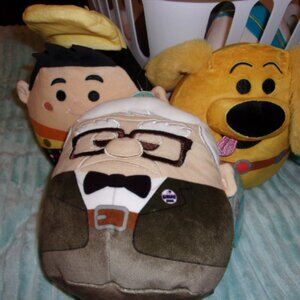Bundle lot of 3 Disney's Up Dug/Russell/Carl squishmallows New